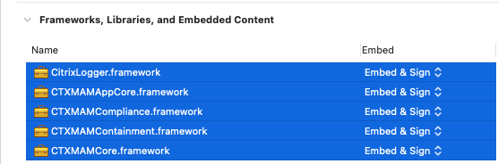 Add framework