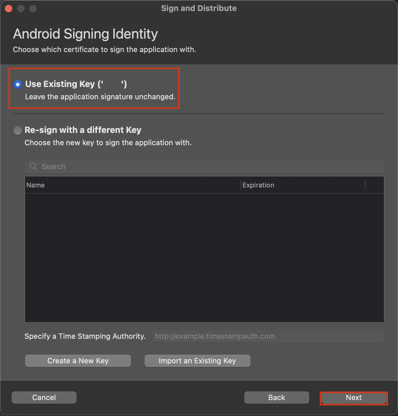 Choose your signing option