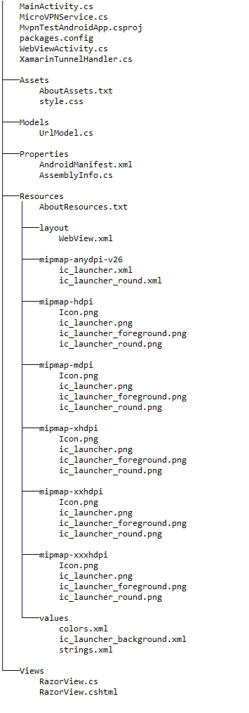 App Directory Structure