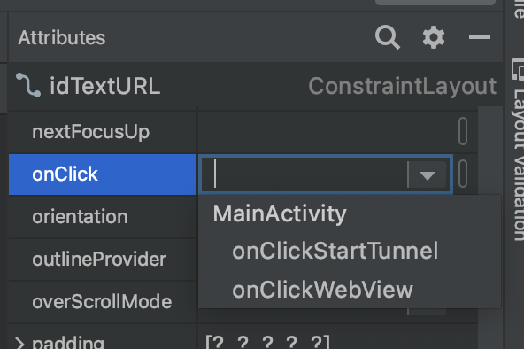 onClick Actions