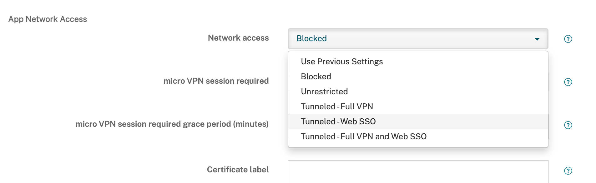 Tunneled-Web SSO