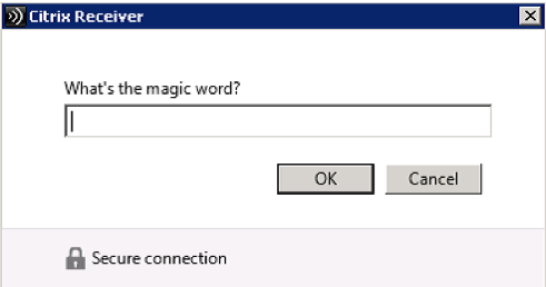 Magic word sample user experience 2